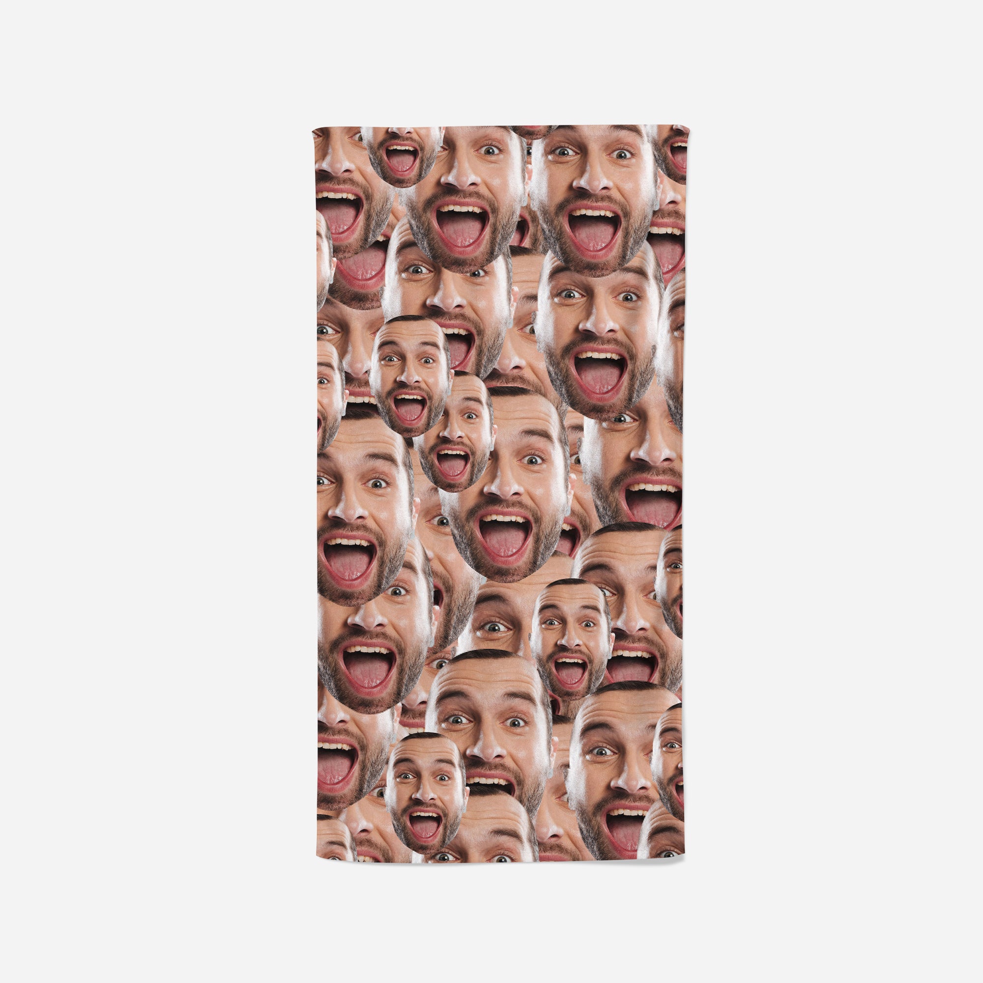 Add Your Face Large Beach Towel