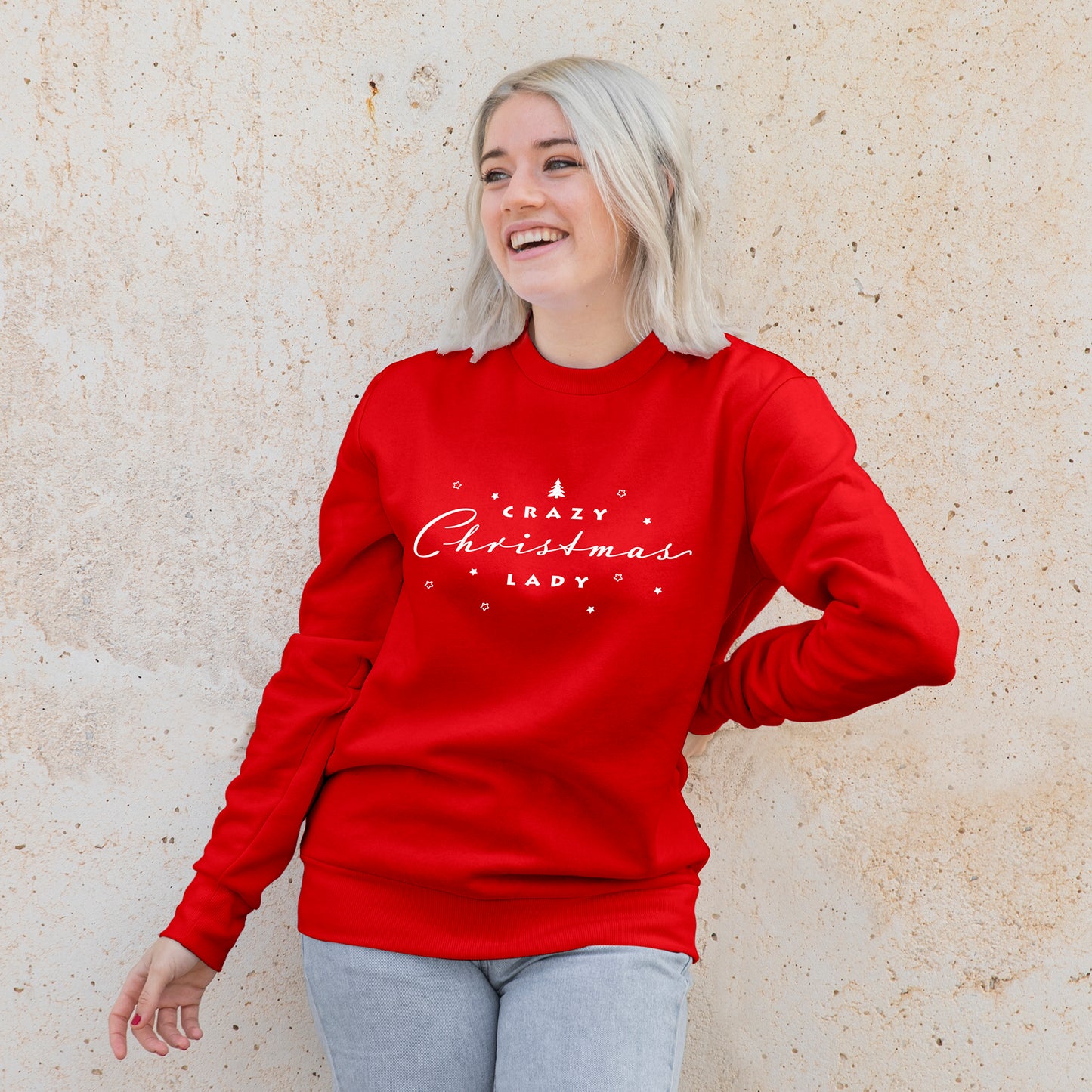 'Crazy Christmas Lady' Sweatshirt - Custom Gifts 