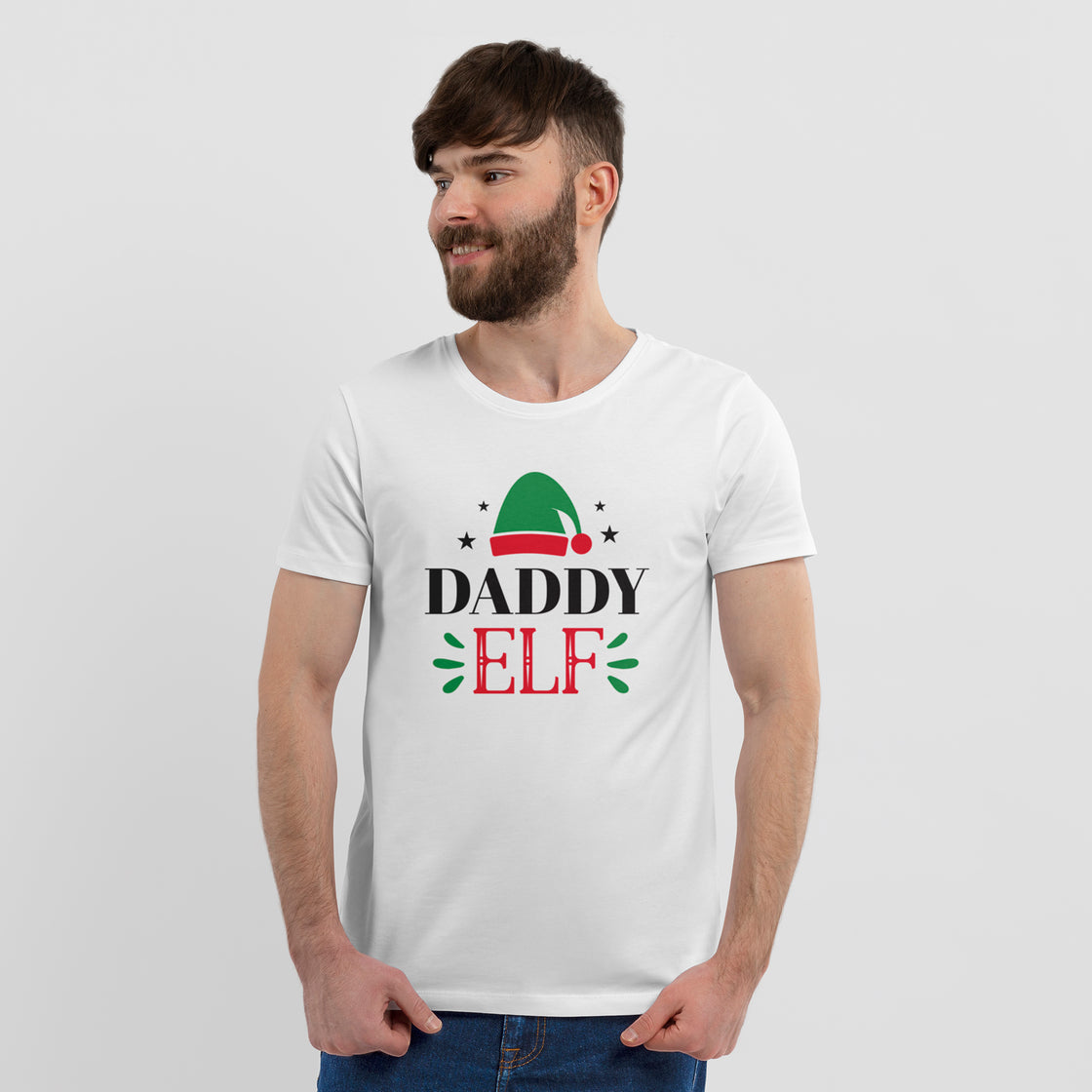 'Daddy Elf' T-Shirt - Custom Gifts 