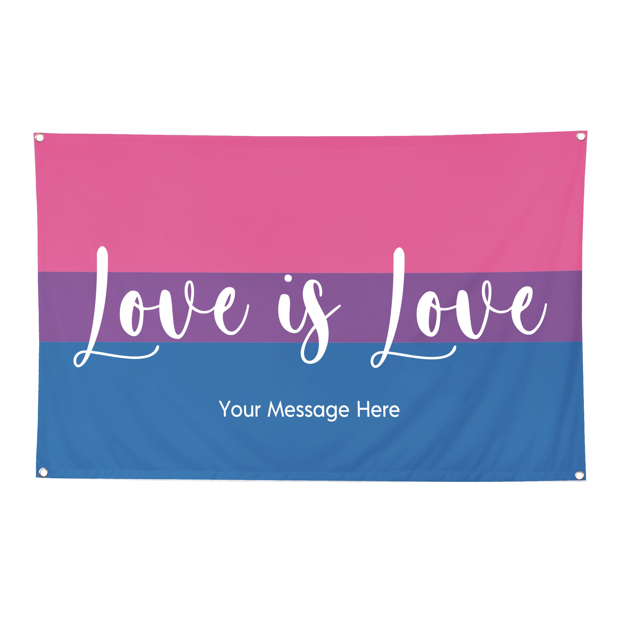 Personalised Bisexual Pride Flag