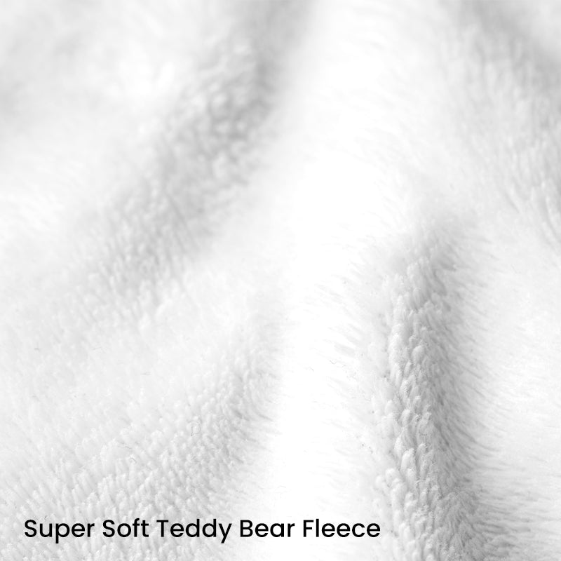 Six Photo Large Teddy Fleece Blanket - Love