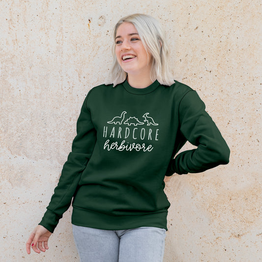 'Hard Core Herbivore' Sweatshirt - Custom Gifts 