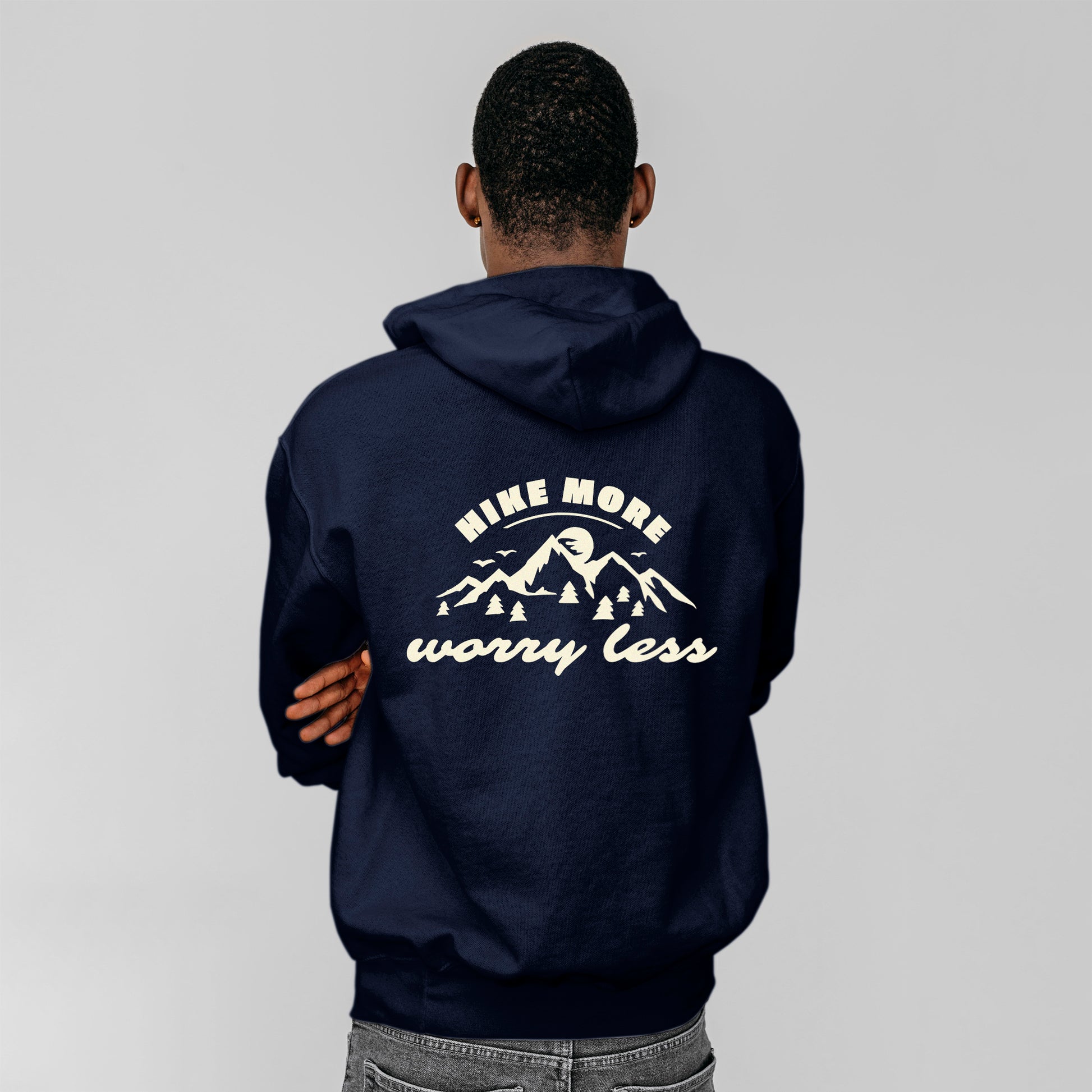 'Hike More Worry Less' Hoodie - Custom Gifts 