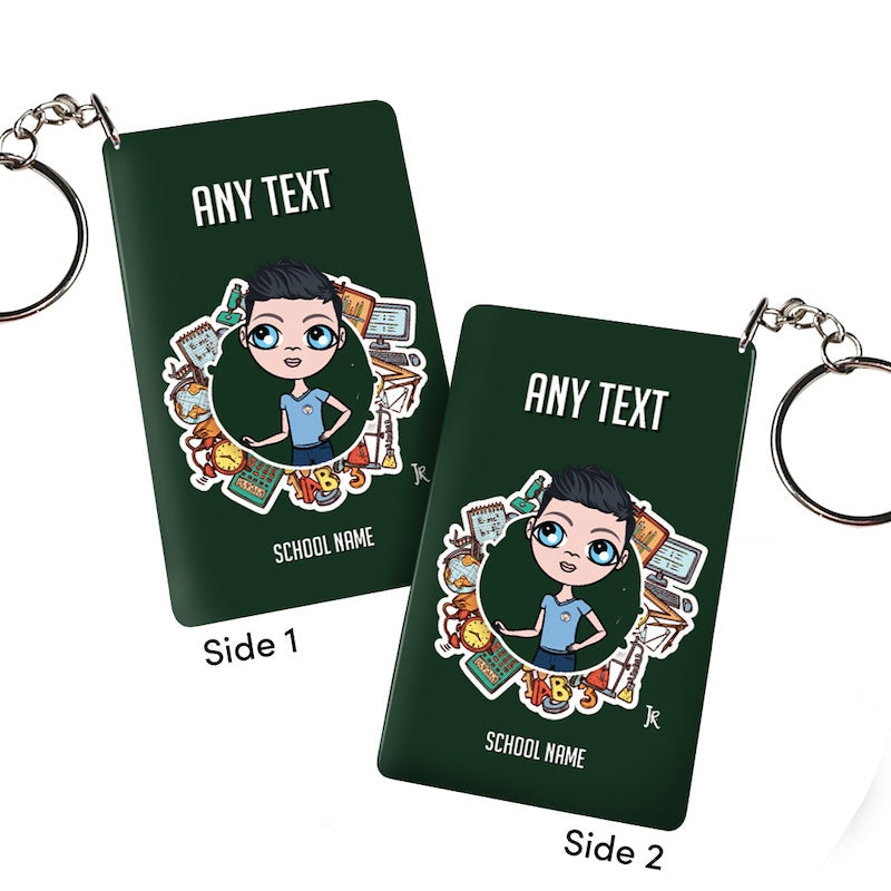 Jnr Boys Personalised Stationery Keyring - Image 2