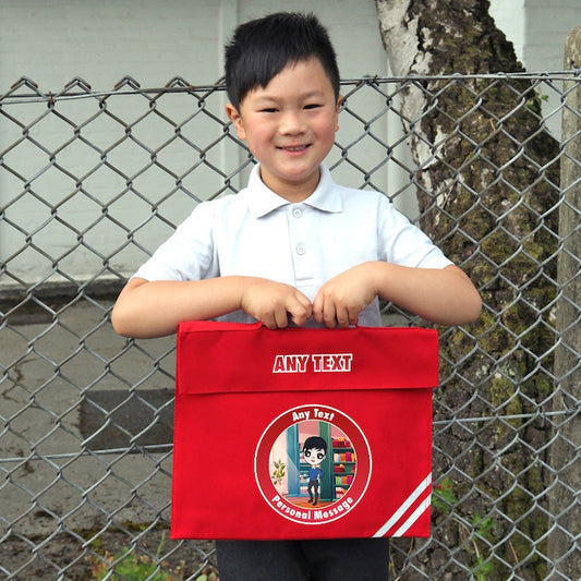 Jnr Boys Library Book Bag - Image 3