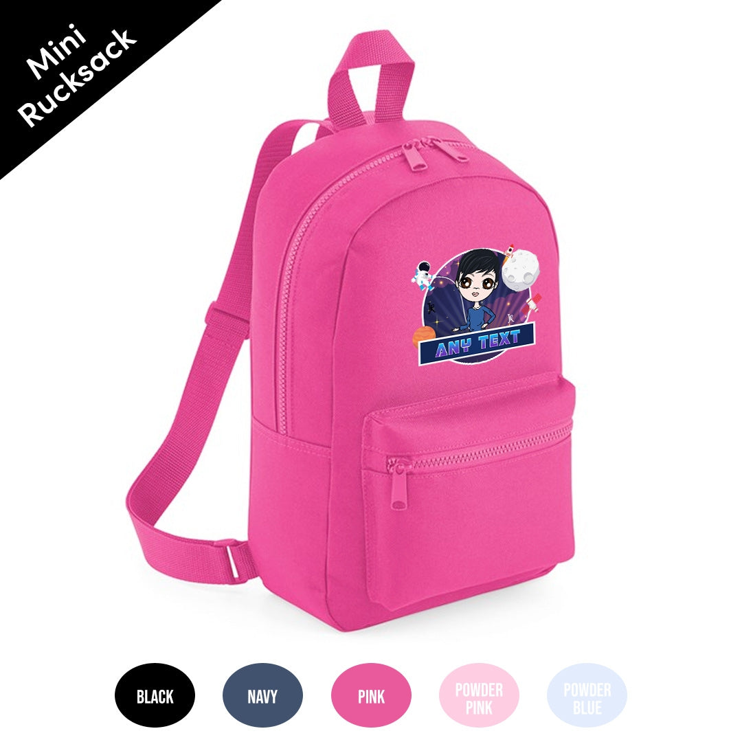 Jnr Boys Personalised Galaxy Mini Rucksack - Image 5