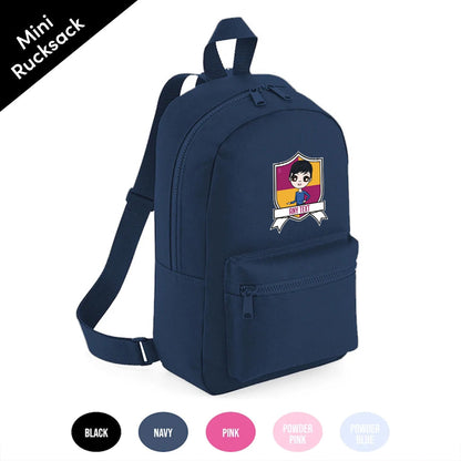 Jnr Boys Personalised Shield Mini Rucksack - Image 2