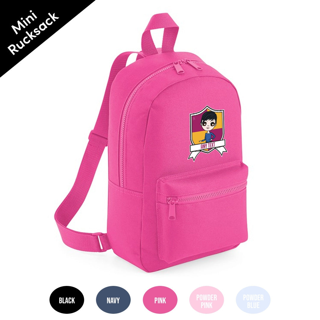 Jnr Boys Personalised Shield Mini Rucksack - Image 5