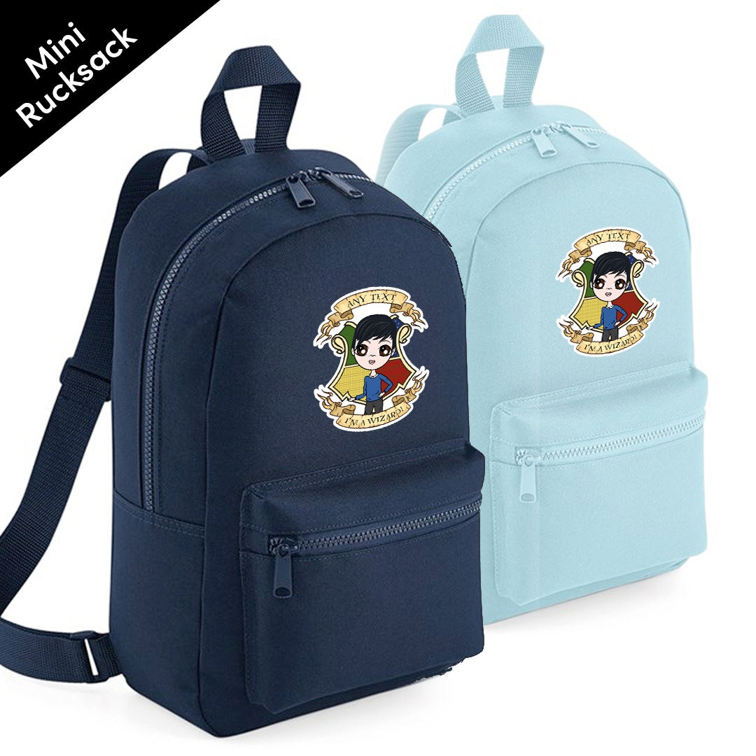 Jnr Boys Personalised Wizard Mini Rucksack - Image 5