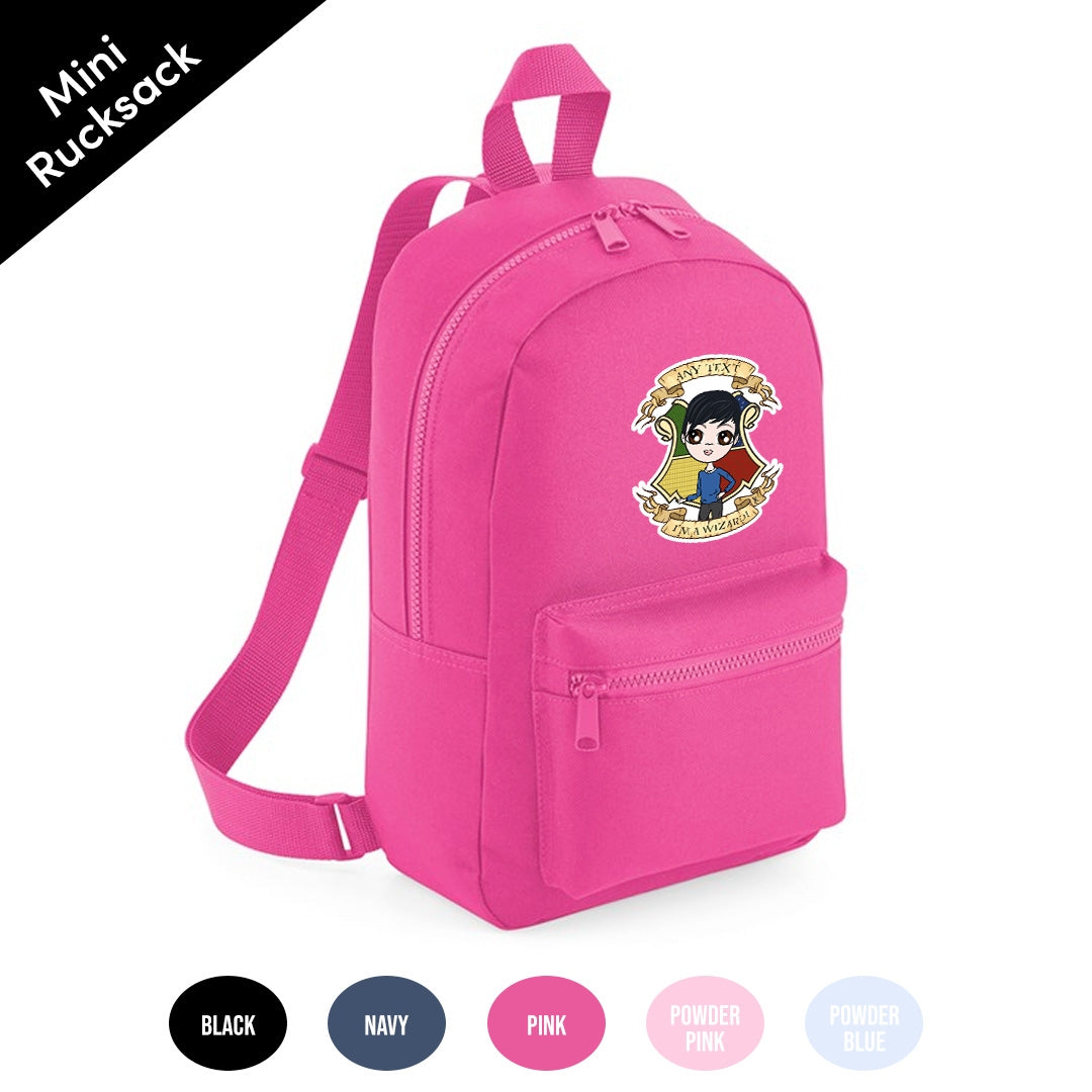 Jnr Boys Personalised Wizard Mini Rucksack - Image 4