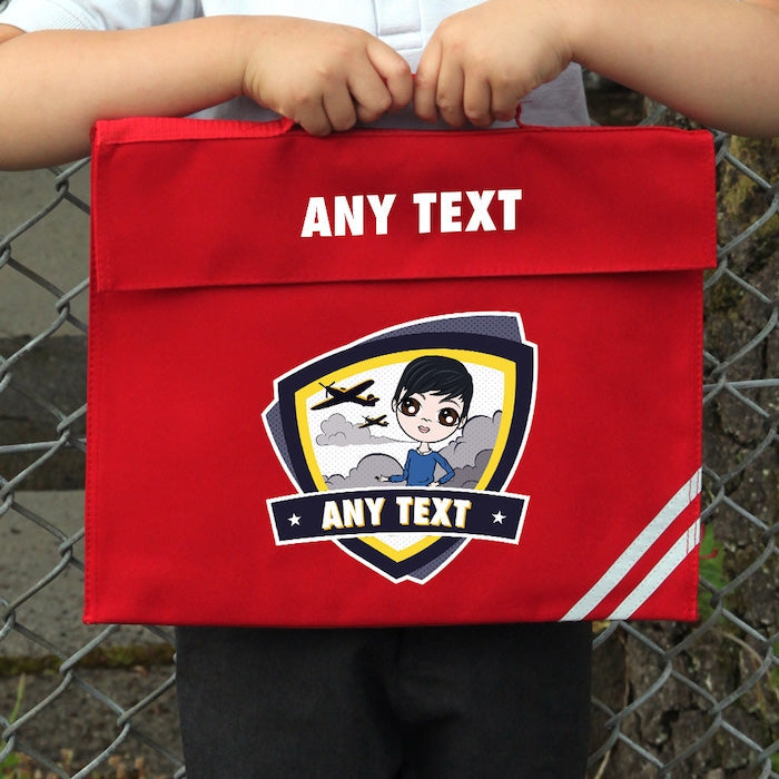 Jnr Boys Planes Book Bag - Image 1