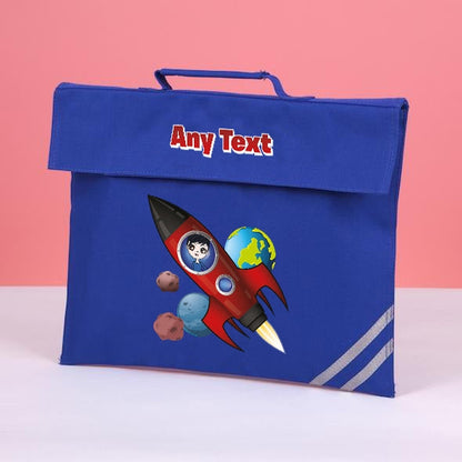 Jnr Boys Rocket Book Bag - Image 2