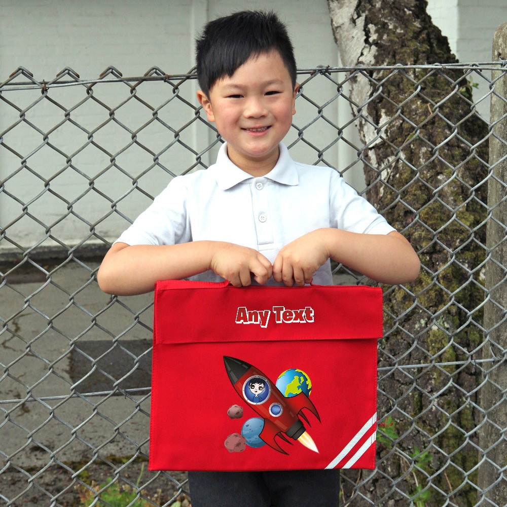 Jnr Boys Rocket Book Bag - Image 4