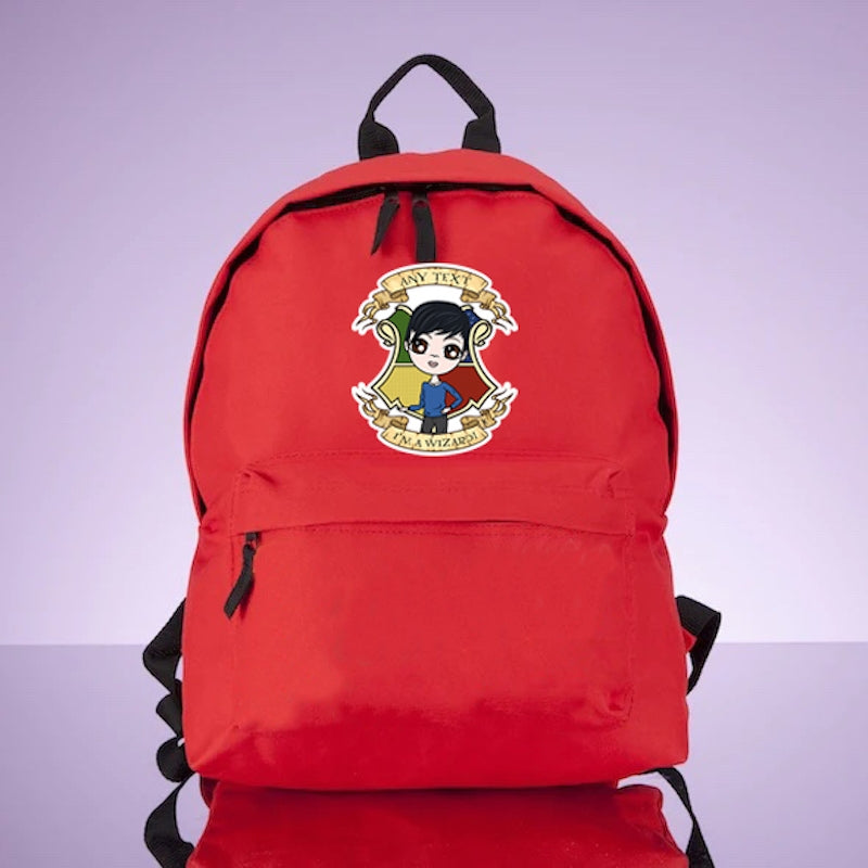 Jnr Boys Personalised Wizard Rucksack - Image 2