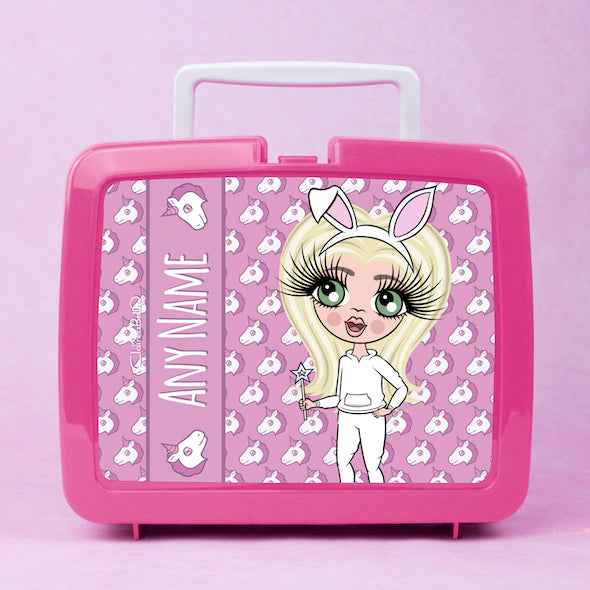 ClaireaBella Girls Unicorn Emoji Lunch Box - Image 1