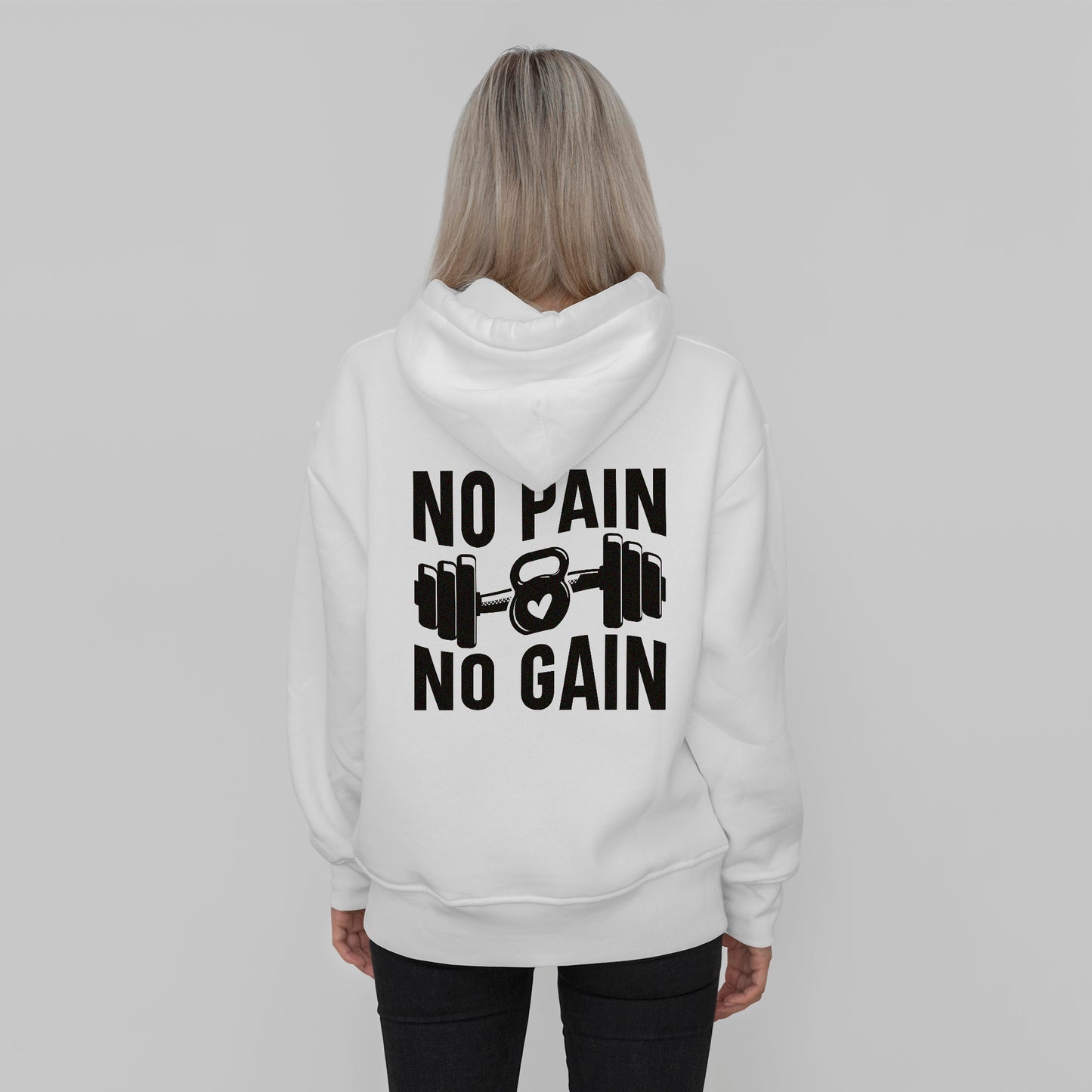 'No Pain No Gain' Hoodie - Custom Gifts 