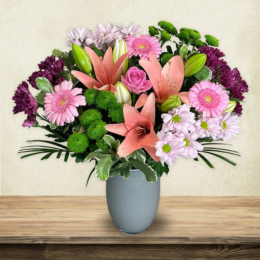 Pink Simplicity Hand-Tied