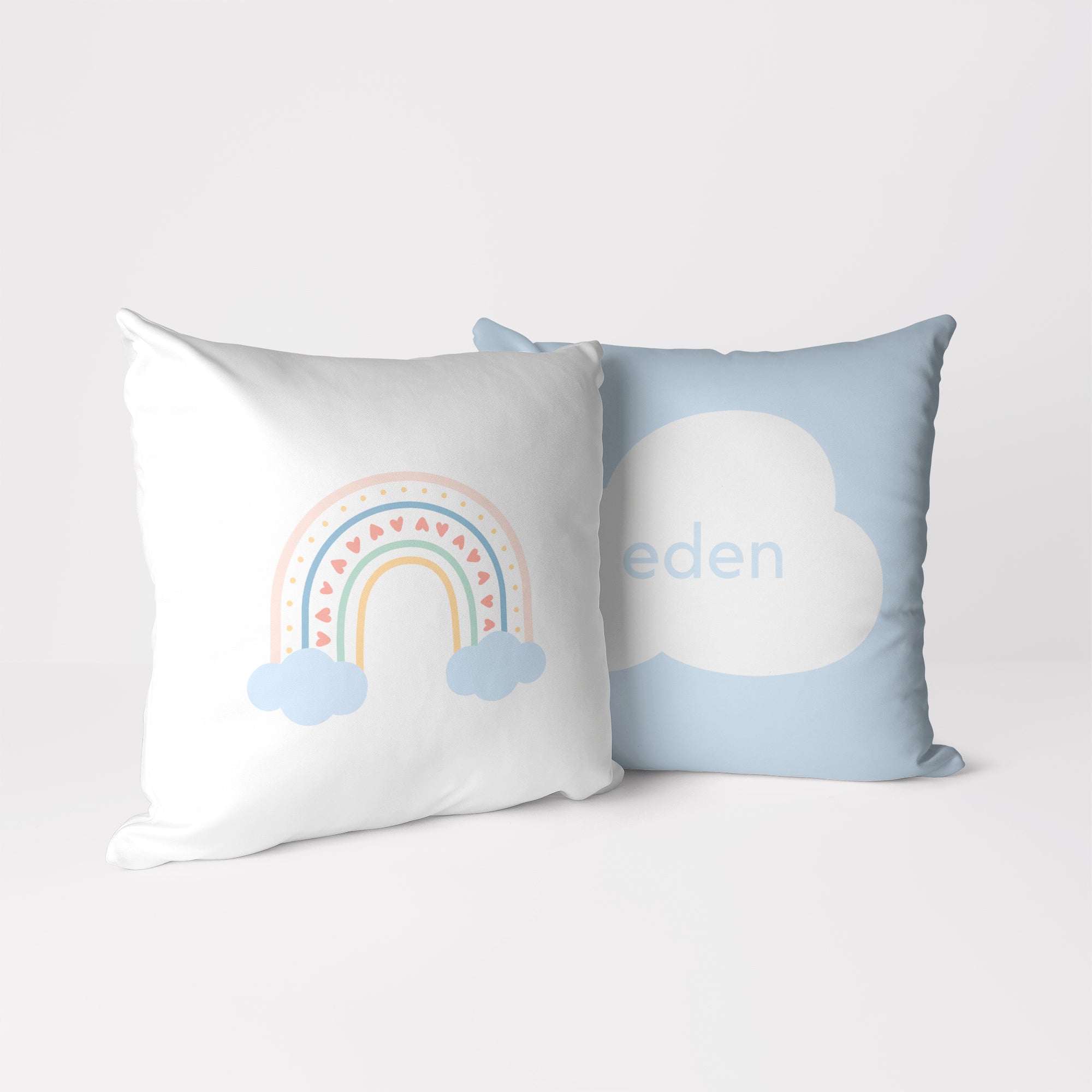 Personalised Childrens Cushion - Rainbow