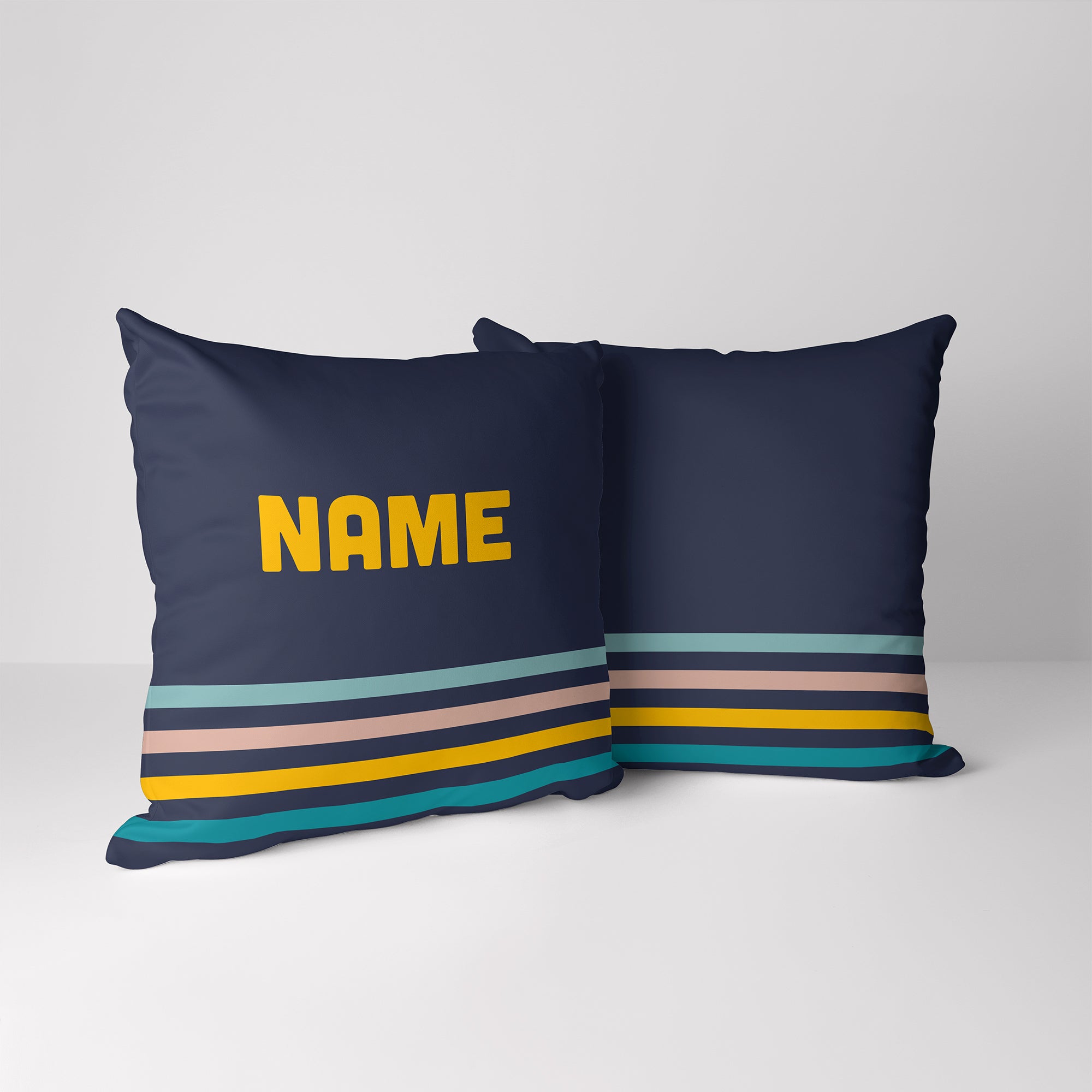 Personalised Childrens Cushion - Stripes