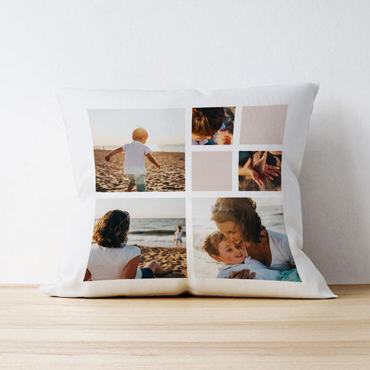 Four Photo Upload Cushion - Collage