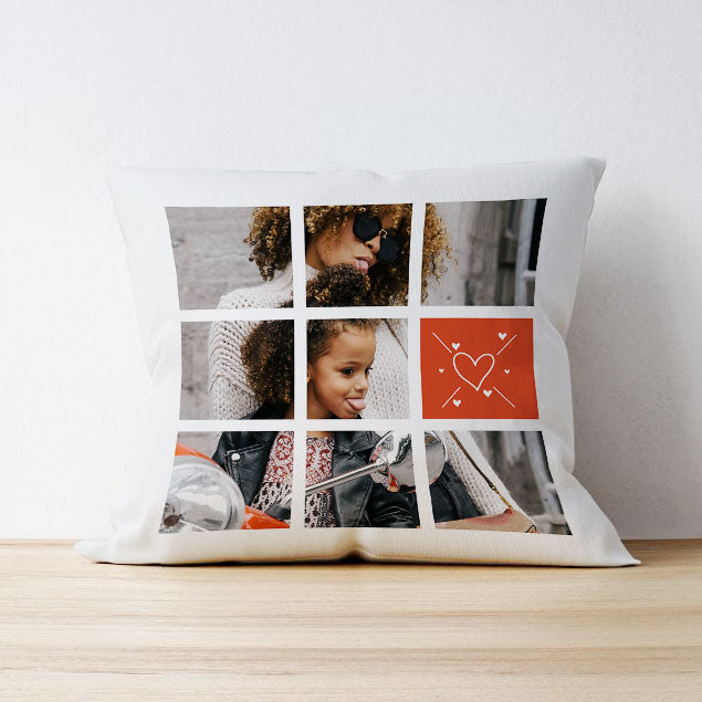 Photo Upload Cushion - Heart