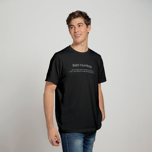 Bah Humbug T-Shirt (Style 2) - Custom Gifts 