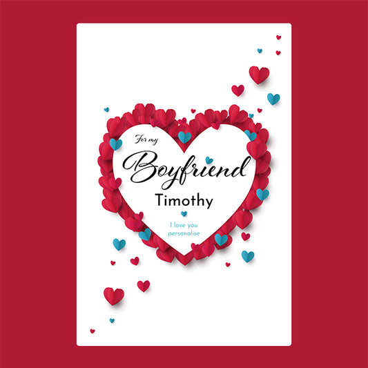 Personalised Blanket - For My Boyfriend - Custom Gifts 