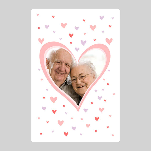 Heart Photo Blanket - Custom Gifts 