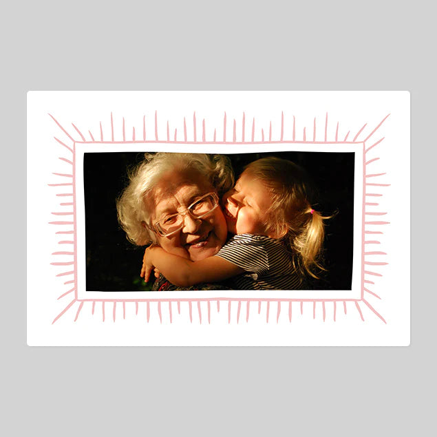 Grandma Photo Blanket - Landscape - Custom Gifts 