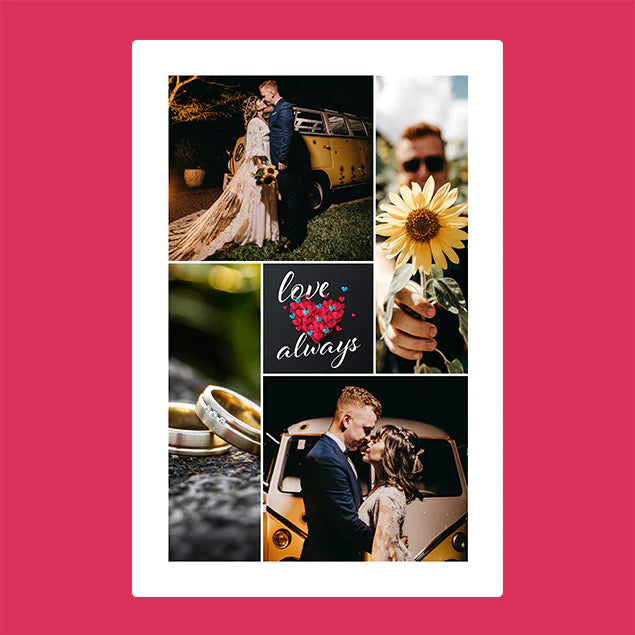 Four Photo Blanket - Love Always - Custom Gifts 