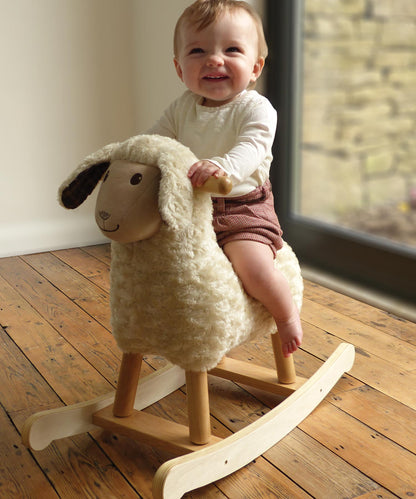 Lambert Rocking Sheep (9 Months+) - Little Bird Told Me - Custom Gifts 