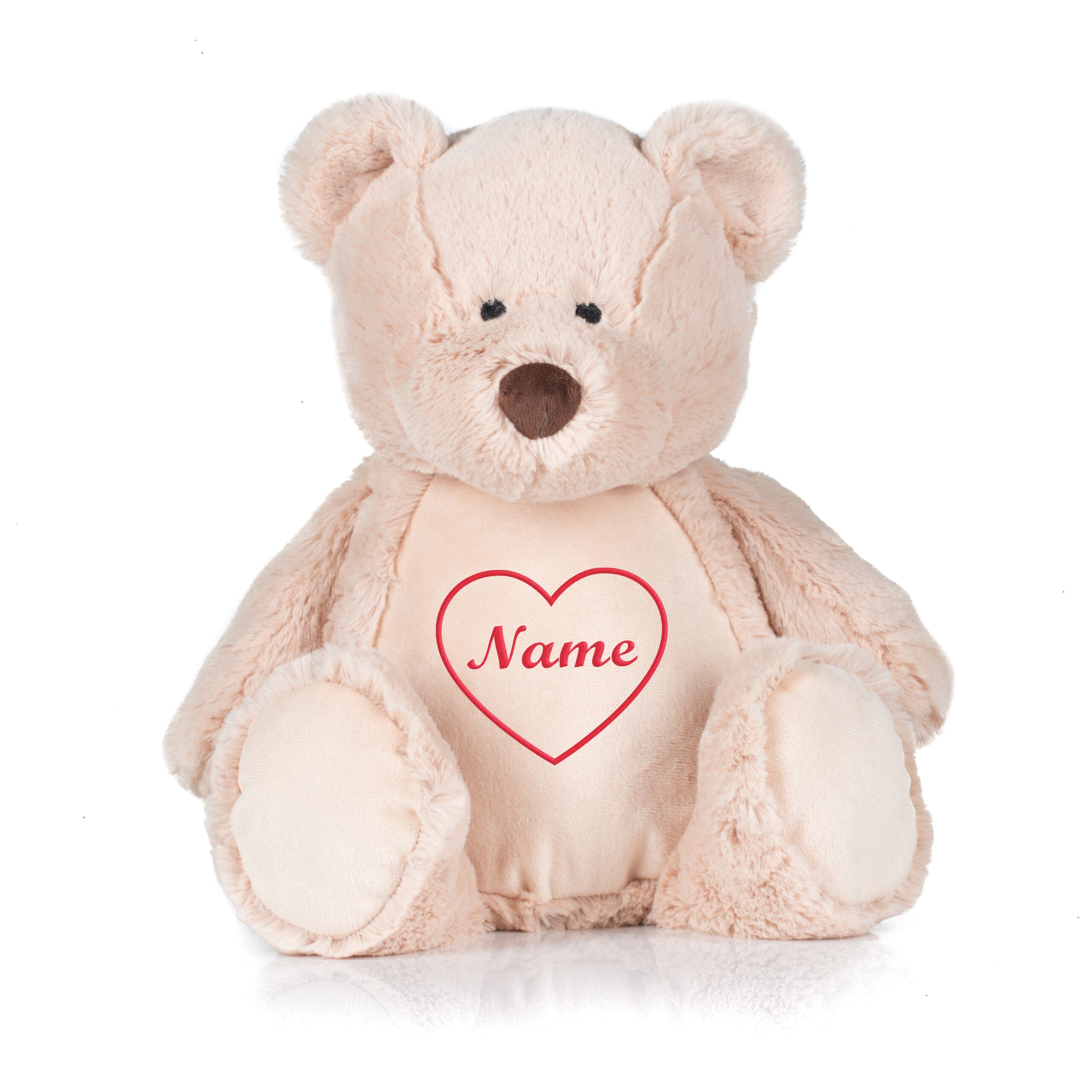 Personalised Valentines Teddy Bear - Heart