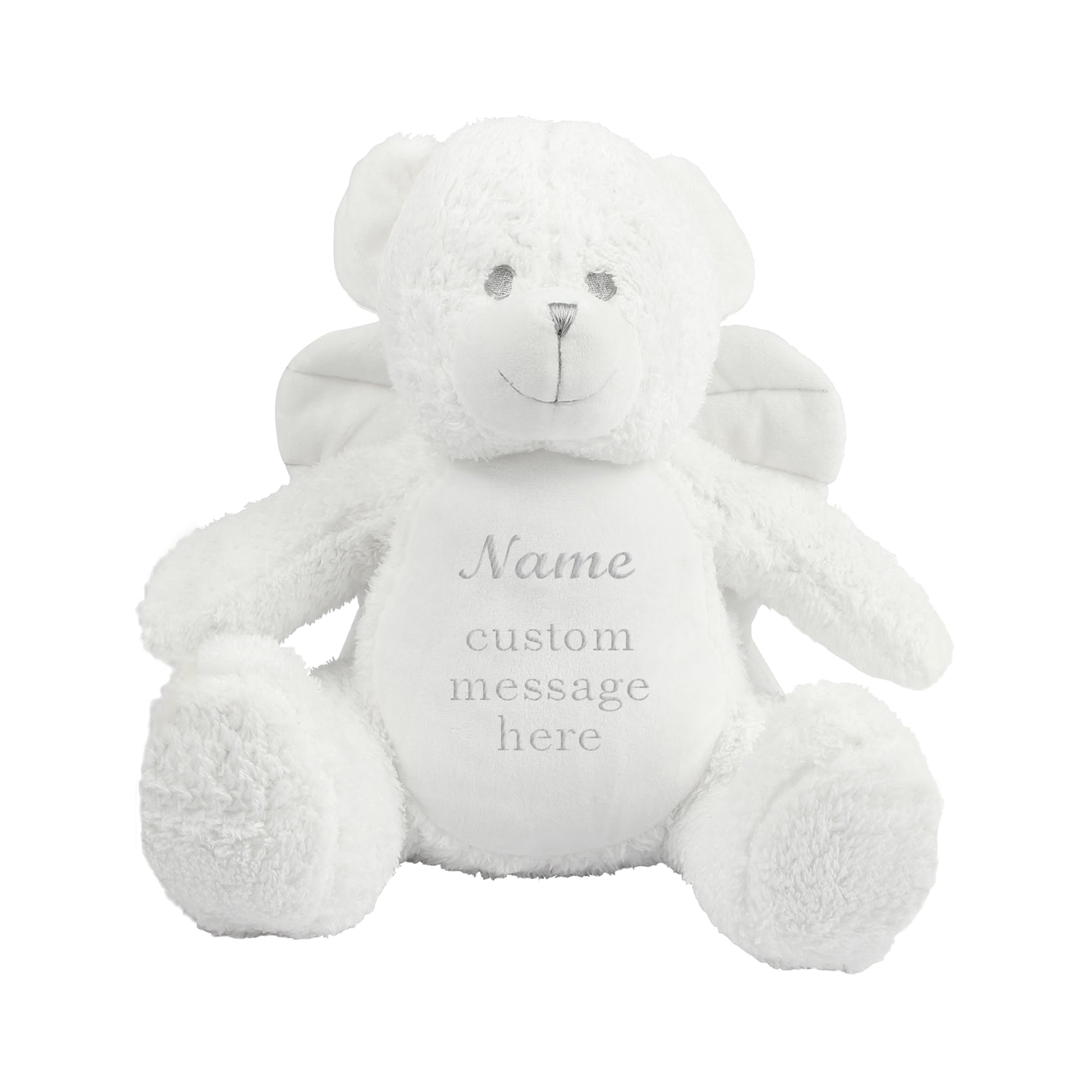 Personalised Valentines Teddy Bear - Angel