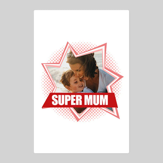 Super Mum Photo Blanket - Mothers Day Gift - Custom Gifts 