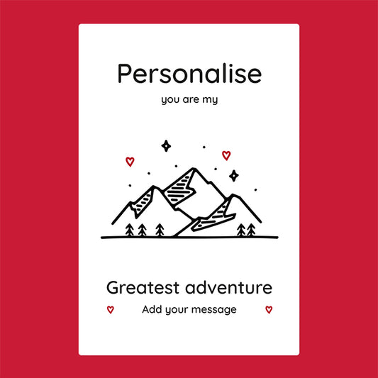 Personalised Blanket - You Are My Greatest Adventure - Custom Gifts 