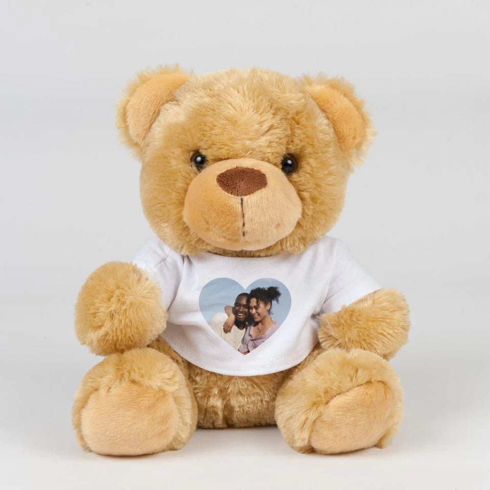 Heart Photo Upload Teddy - Large - Custom Gifts 